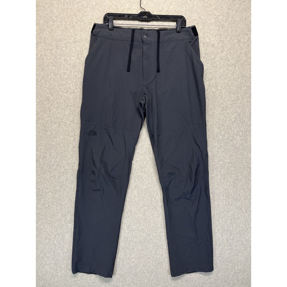 The North Face Mens Hiking Pants Gray Stretch Outdoor Trail Performance Size 36